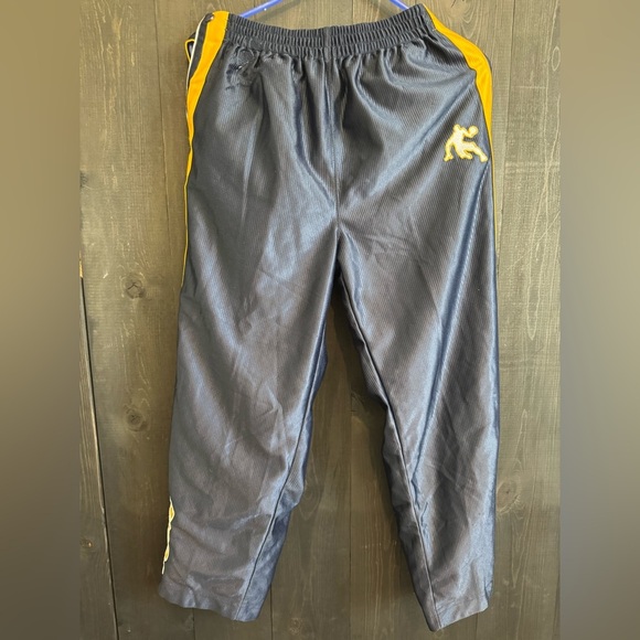 And1 Blue and Yellow Joggers Lightweight Sweatpants - Picture 1 of 3